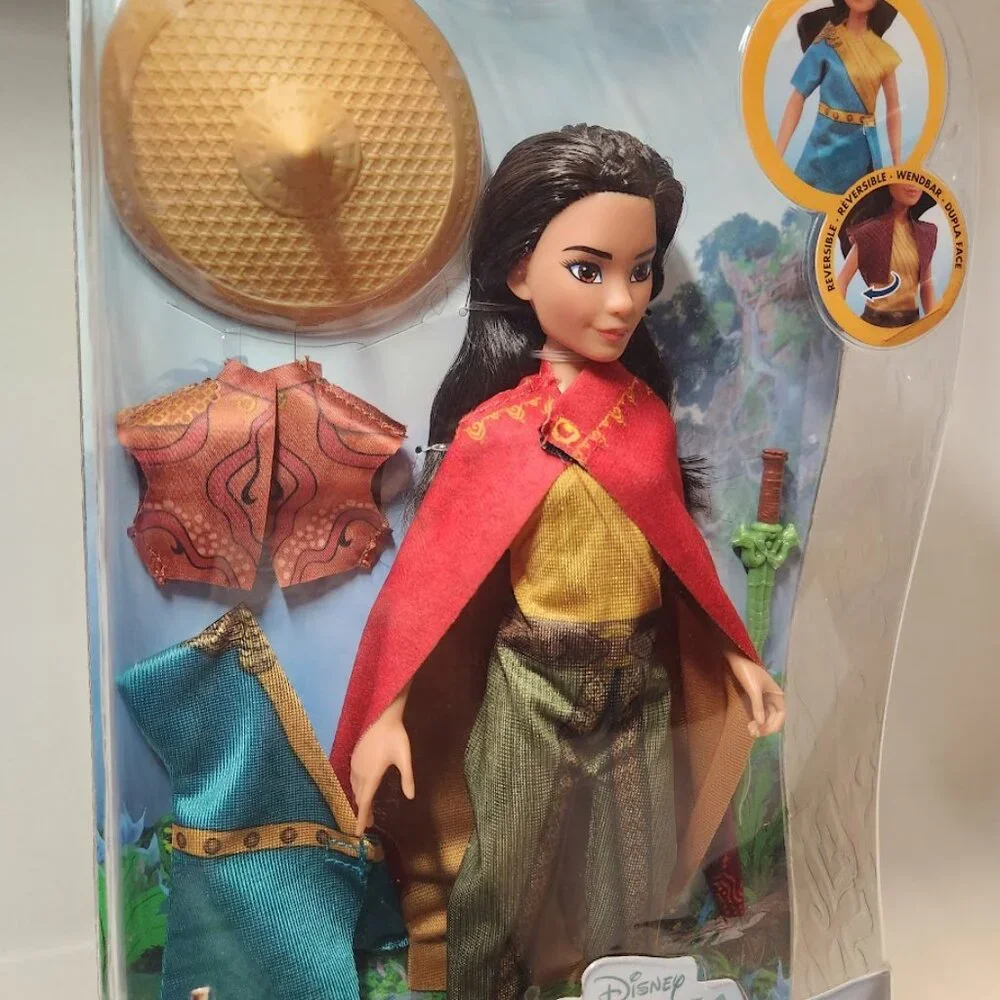 NEW Disney Raya and the Last Dragon Raya Doll The doll includes pants, a cape, a